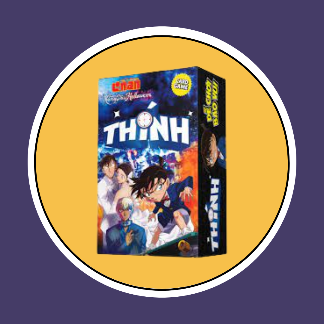 Thám Tử Lừng Danh Conan - Nàng Dâu Halloween: Thính - Board Game Nước Ngoài - 56 Thẻ