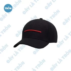 Nón lưỡi trai sọc đỏ - đơn giản