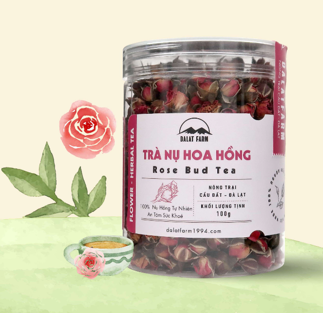 Trà Nụ Hoa Hồng DalatFarm
