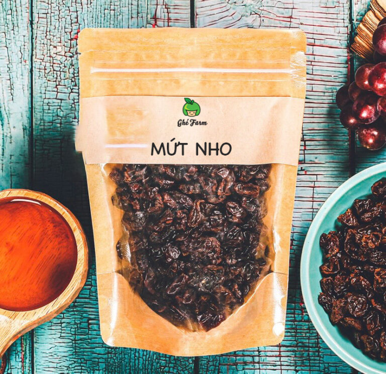 Mứt nho Ghé Farm 1 bịch/ 250g