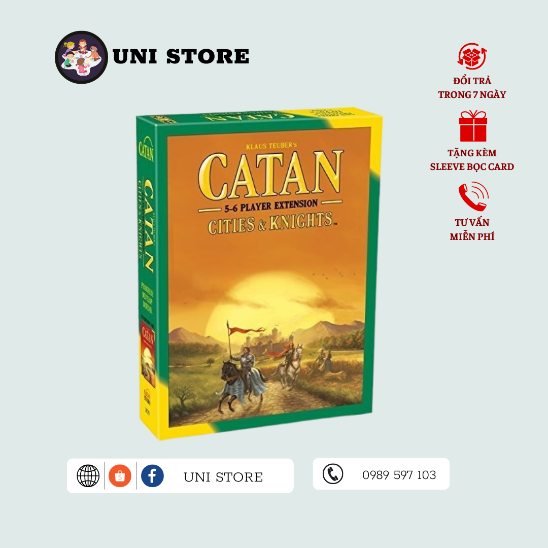 Catan - Boardgame Nước Ngoài - 45 lá bài