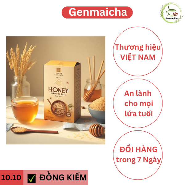 Trà gạo lứt mật ong