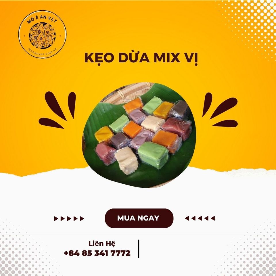 Kẹo Dừa Mix Vị!