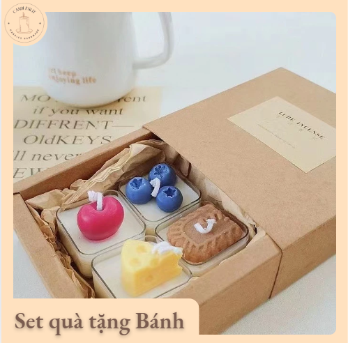 Set Quà Tặng Bánh CANDLESLIT – Set Quà Tặng Bánh Dễ Thương, Sáng Tạo