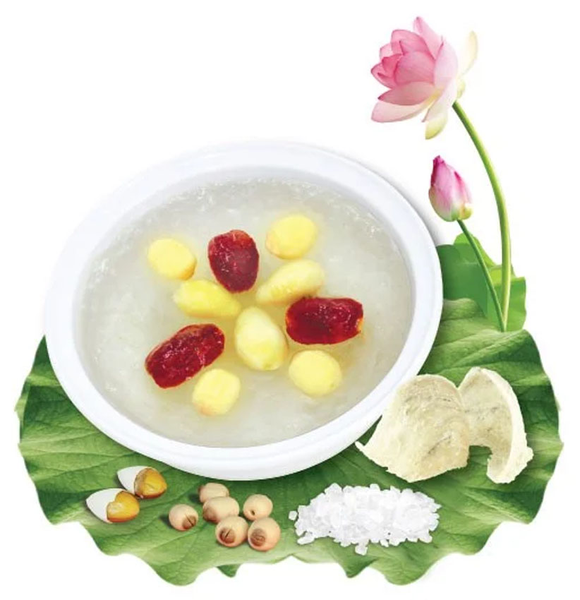 Túi chè tổ yến chưng đường phèn