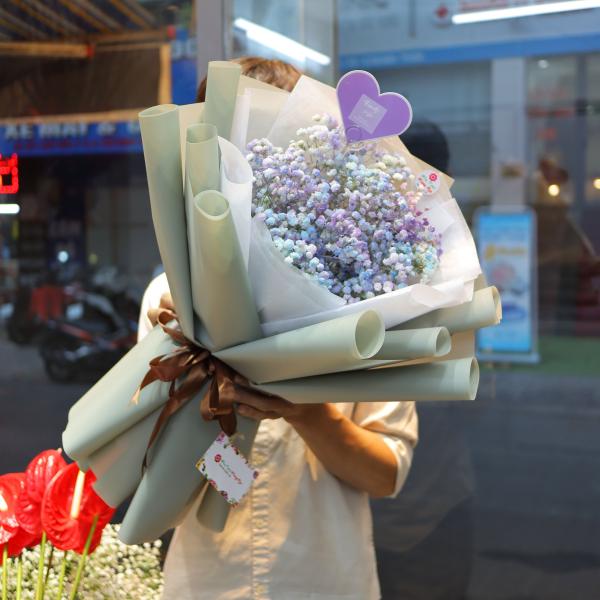 Bó hoa baby tặng Valentine