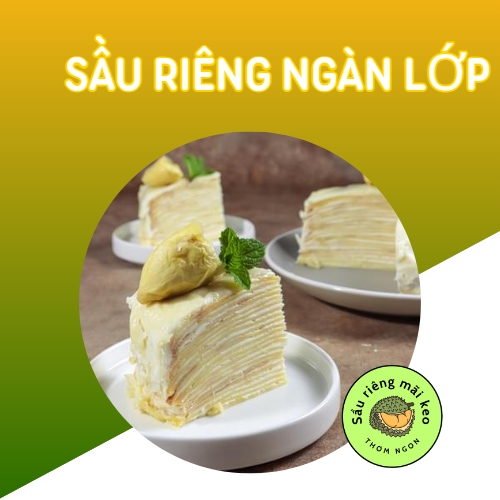 Bánh Crepe sầu riêng ngàn lớp