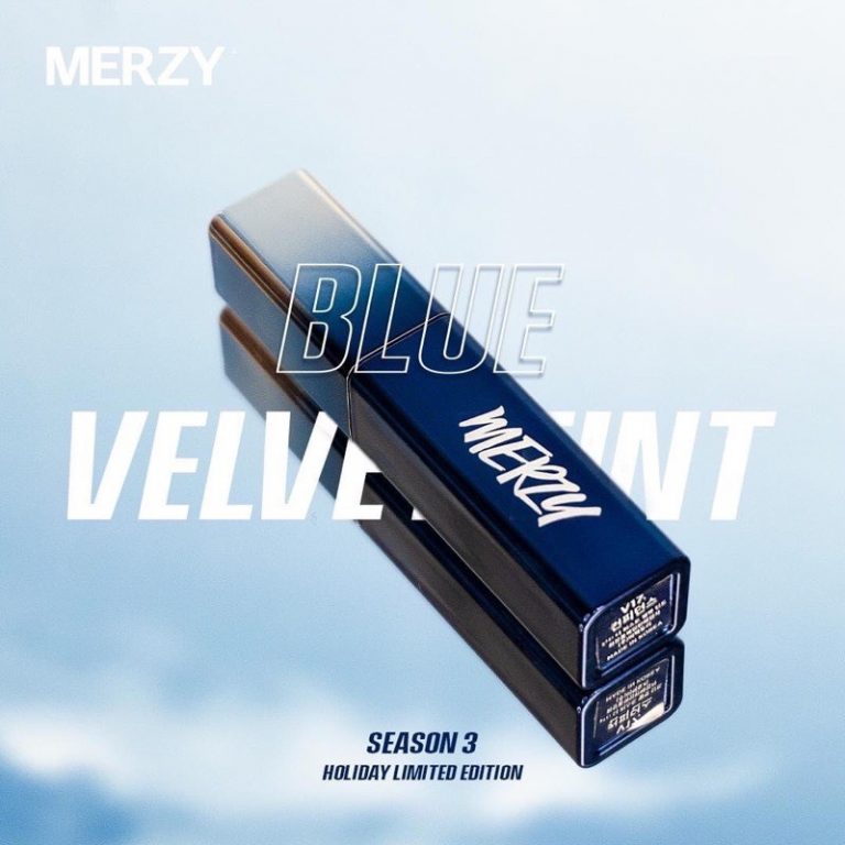 Son kem lì Merzy Blue Velvet Tint Season 3 Holiday Limited Edition