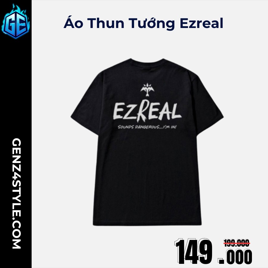 Áo Thun LMHT Custom Ezreal Nhà Thám Hiểm