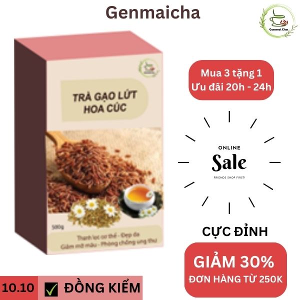 Trà Gạo Lứt Hoa Cúc