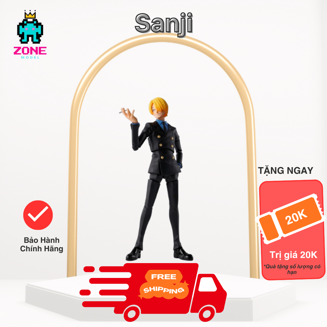 TAMASHII NATIONS - One Piece - Sanji -Romance Dawn- Mô hình hành động SHFiguarts