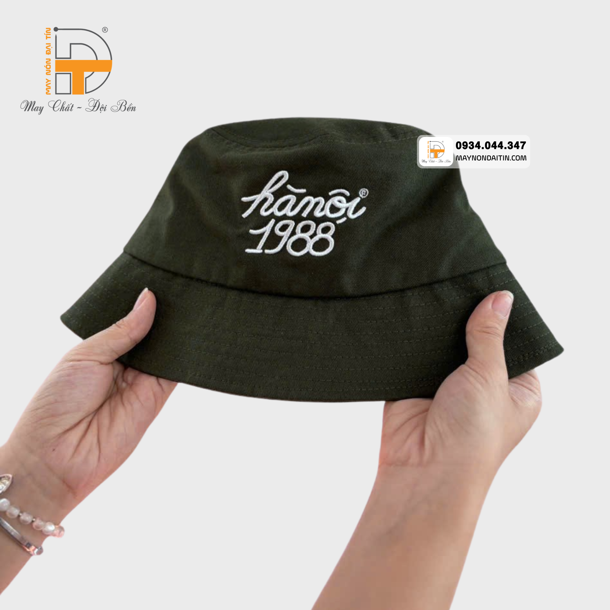 Cơ Sở May Nón Bucket Theo Yêu Cầu