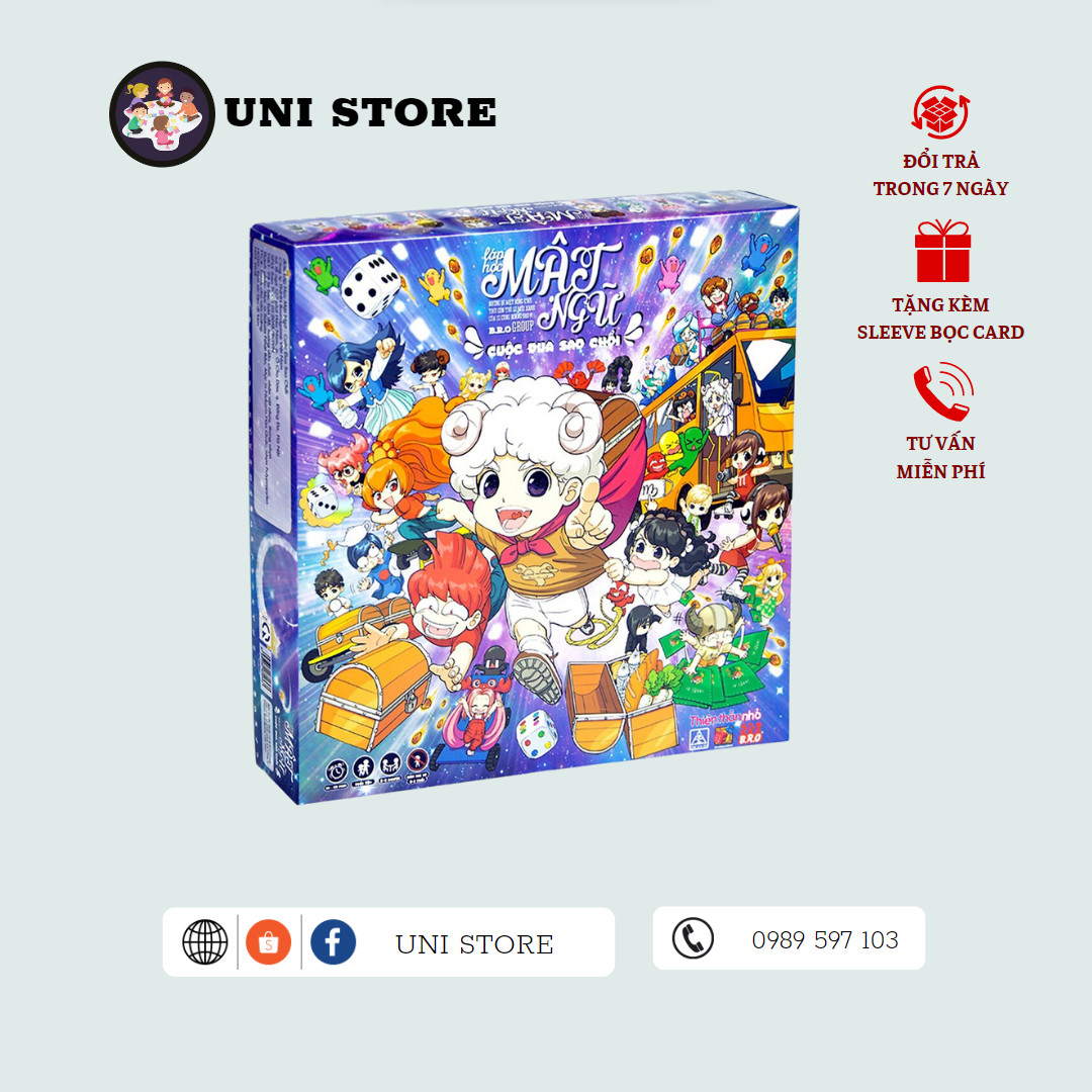 Cuộc Đua Sao Chổi - Board Game Trẻ Em - 44 lá bài