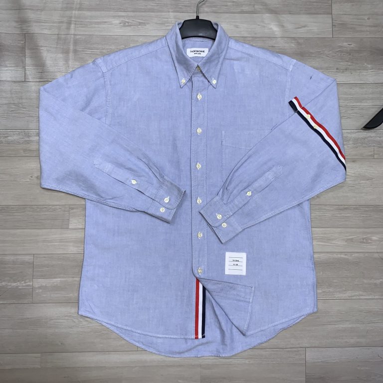 Áo sơ mi THOM BROWNE BLUE CLASSIC