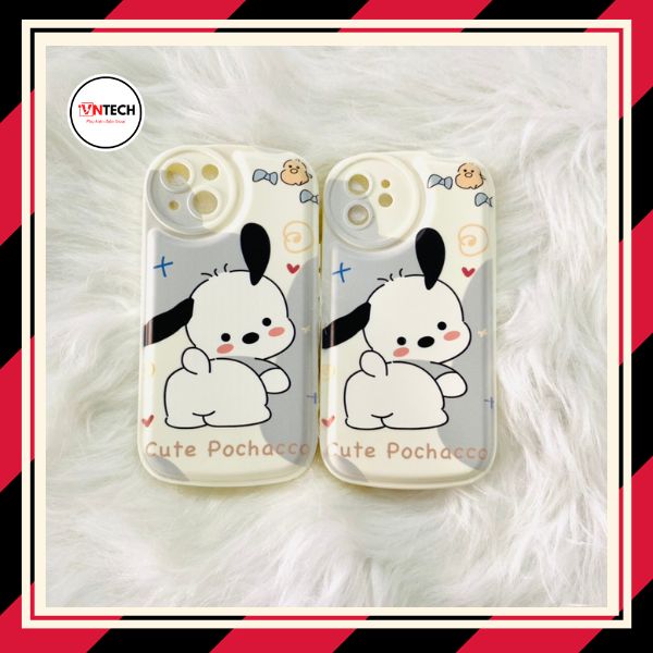 Ốp lưng điện thoại hình chó xám