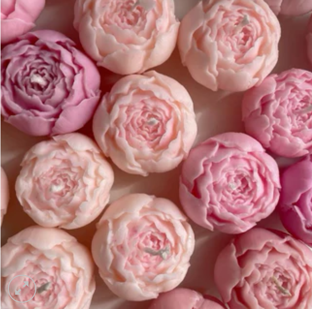 Nến hình hoa Mẫu Đơn