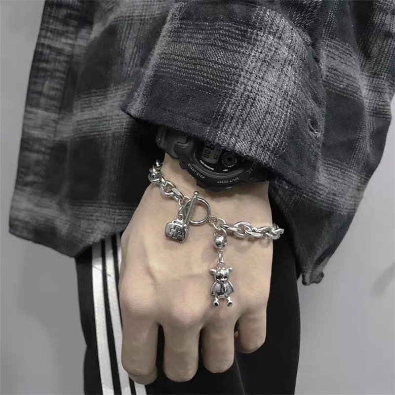 Vòng tay phong cách unisex đơn giản