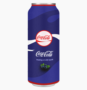 Nước Giải Khát Coca-Cola Vị Việt Quất mới Original Lon 320ml