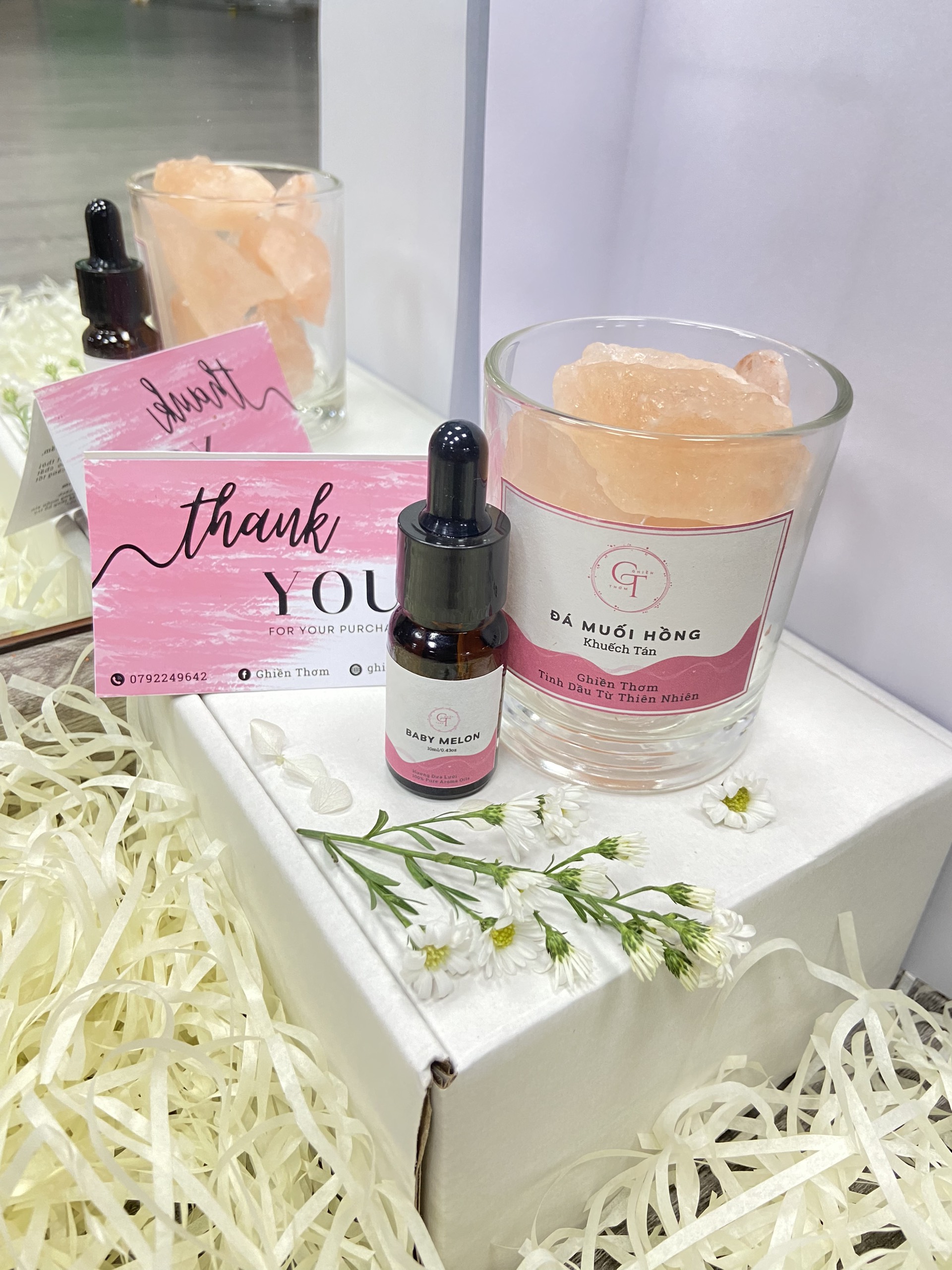 ĐÁ KHUẾCH TÁN TINH DẦU HƯƠNG BABY MELON