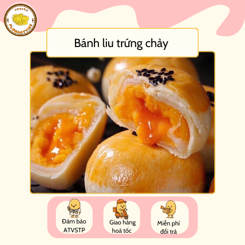 Bánh Liu Trứng Chảy Đồ Ăn Vặt Floraattire Hộp 2kg