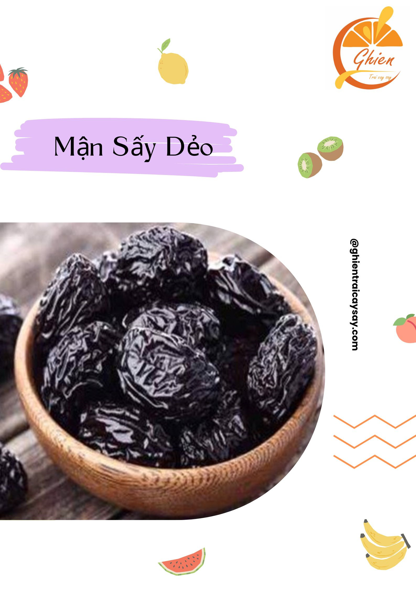 Mận sấy dẻo, 300g, bịch