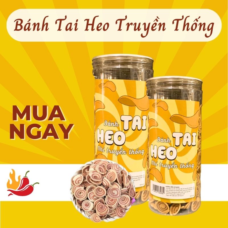 Bánh Tai Heo Truyền Thống