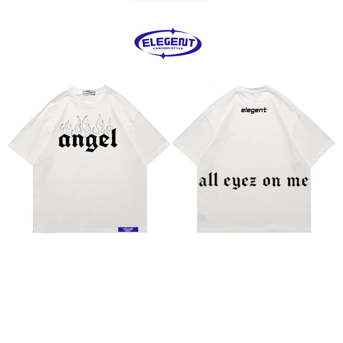 ÁO THUN ELEGENT ANGEL – WHILE