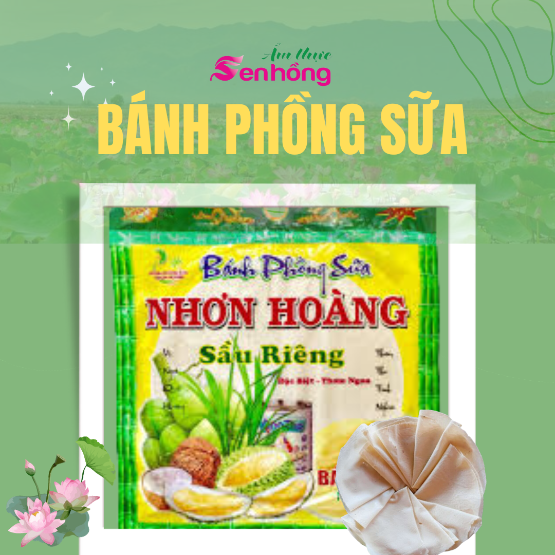 Bánh phồng sữa size đại ẩm thực Sen Hồng