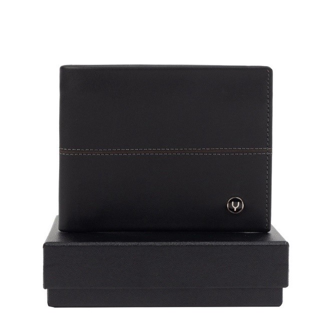 Ví Nam Da Bò Thật Thời Trang Nhỏ Gọn Dáng Ngang Kiểu Đơn Giản