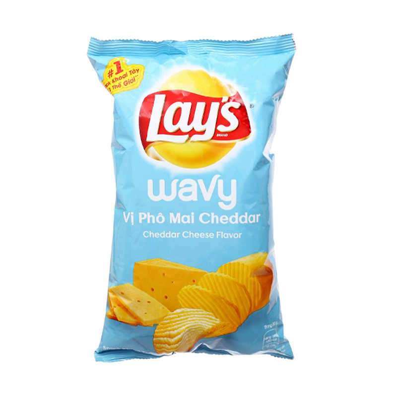 Snack khoai tây vị phô mai Cheddar Lay's 95g