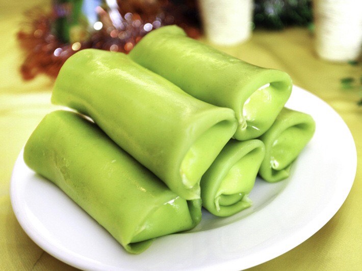bánh crpe cuộn