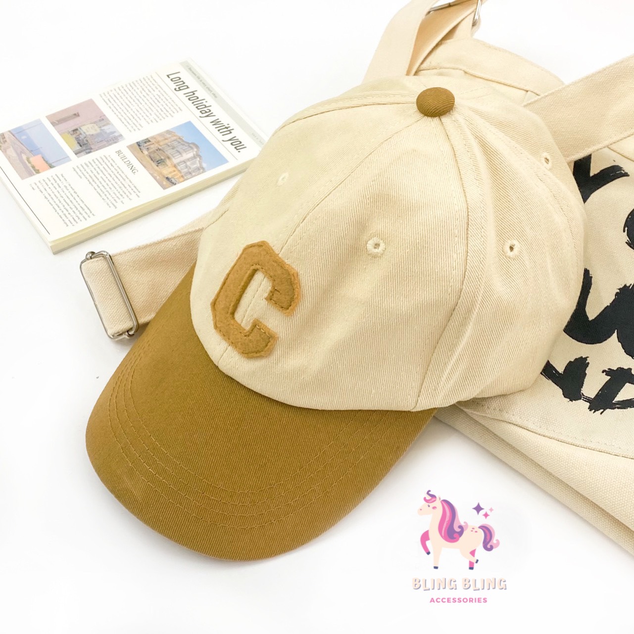 Mũ Lưỡi Trai vải Nhung chữ C