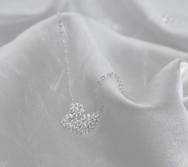 Dây chuyền bạc thiên nga