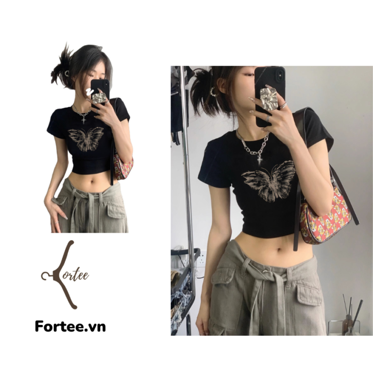 Áo Thun Nữ Tay Ngắn Nữ Mùa Hè Dopamine