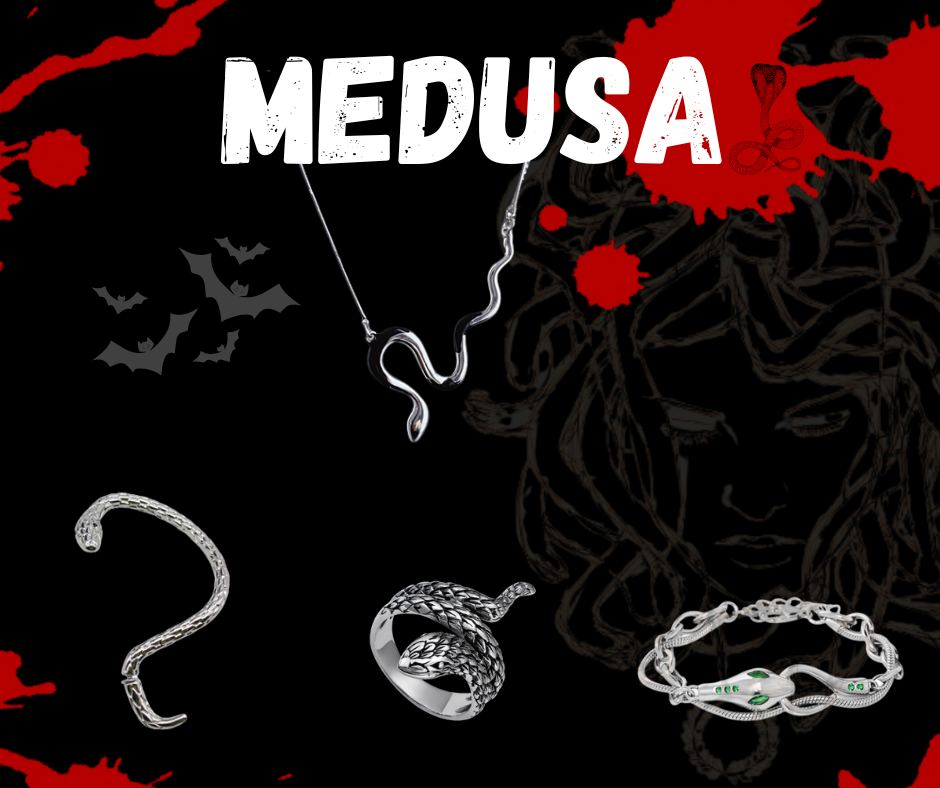 Combo nhẫn Medusa Halloween