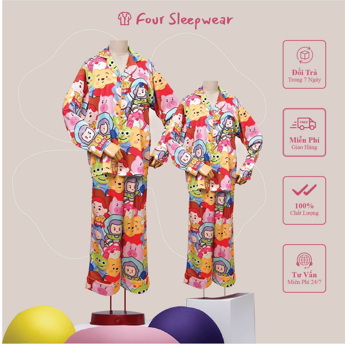 BỘ PIJAMA GẤU POOH – SK2892