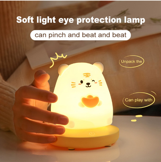 Đèn ngủ Led 3d trang trí Silicon siêu dễ thương