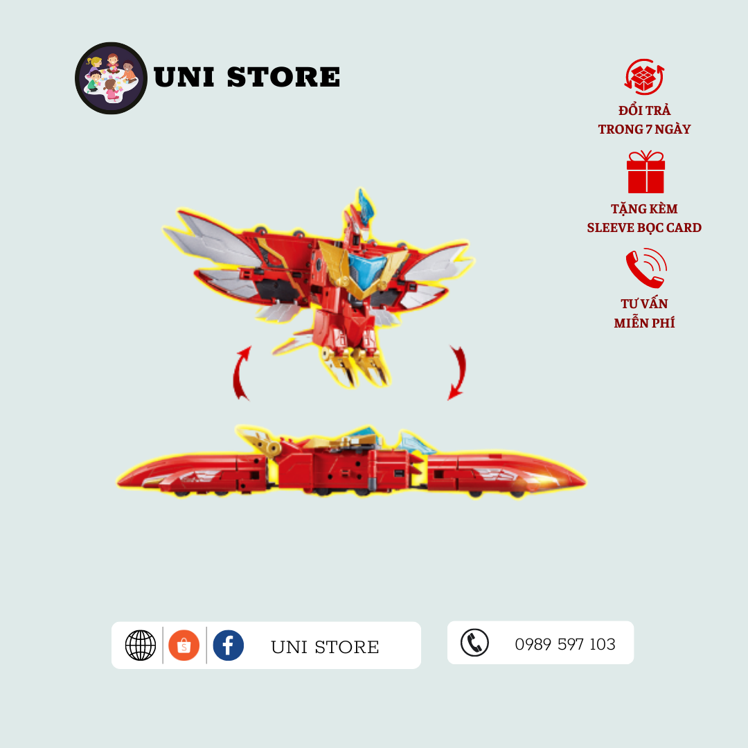 Giant Saver Người Máy Cao Cấp G-Rail Phoenix - Đồ Chơi Mô Hình