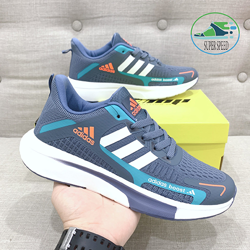 Adidas 8681 Xanh Kẻ Trắng SF