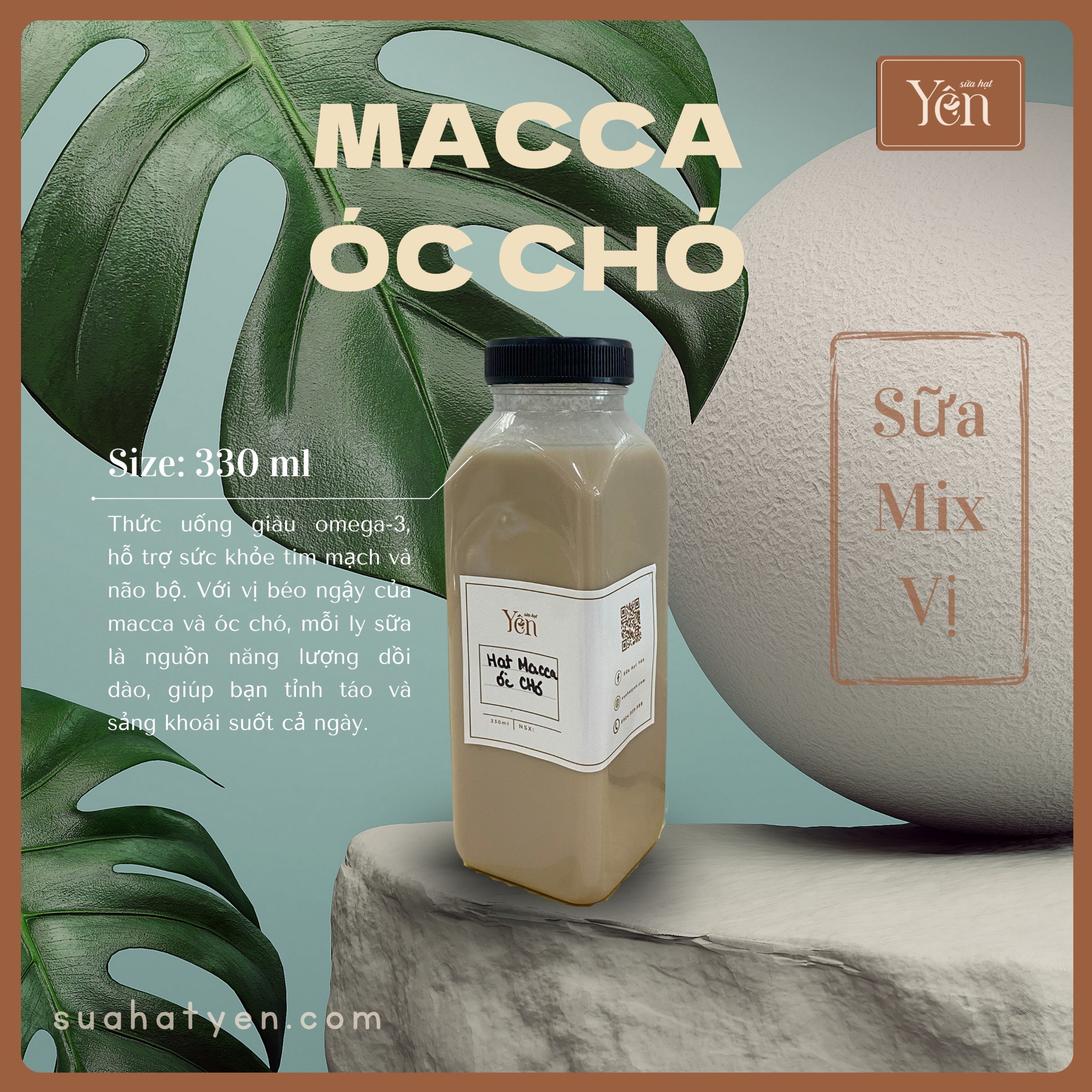 Sữa Hạt Macca - Óc Chó