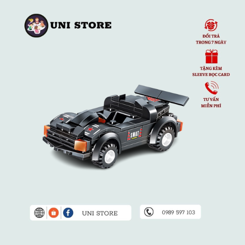 Lực Lượng Cơ Động, Xe Chống Bạo Động - Đồ Chơi Mô Hình - 141 Mảnh Ghép