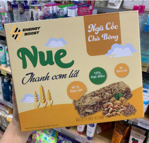 Thanh ngũ cốc gạo lứt chà bông