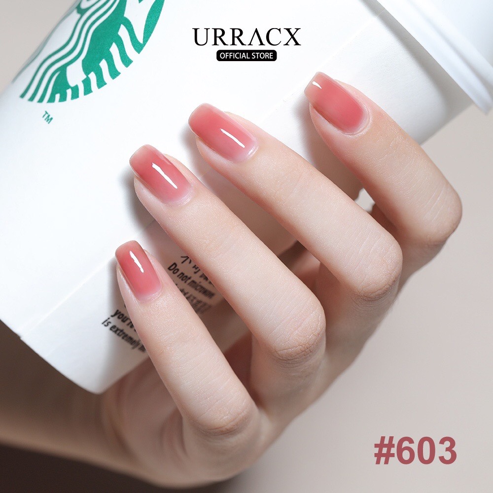 Sơn móng tay thạch bóng trong suốt 8ml #603