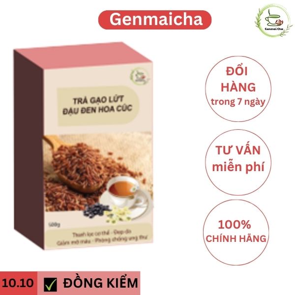 Trà gạo lứt đậu đen hoa cúc