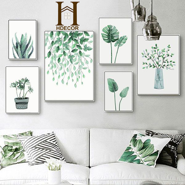 Bộ 6 Tranh dán tường