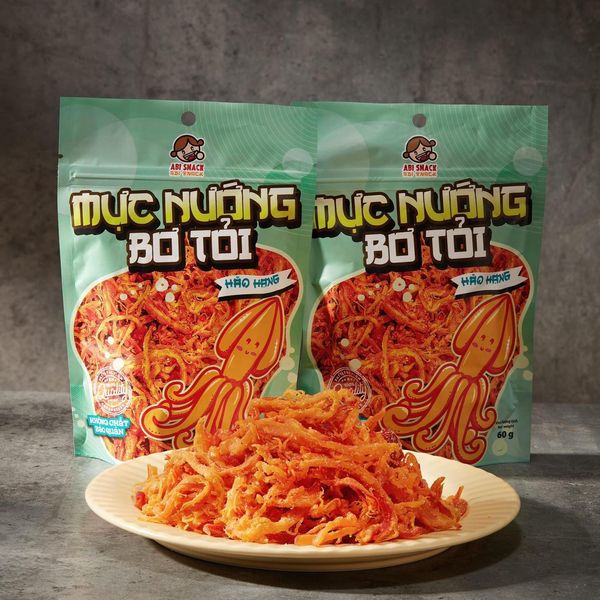 Mực nướng bơ tỏi