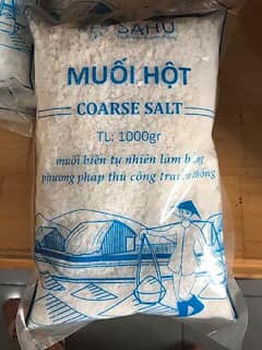 Muối pha nước cho cá , ốc