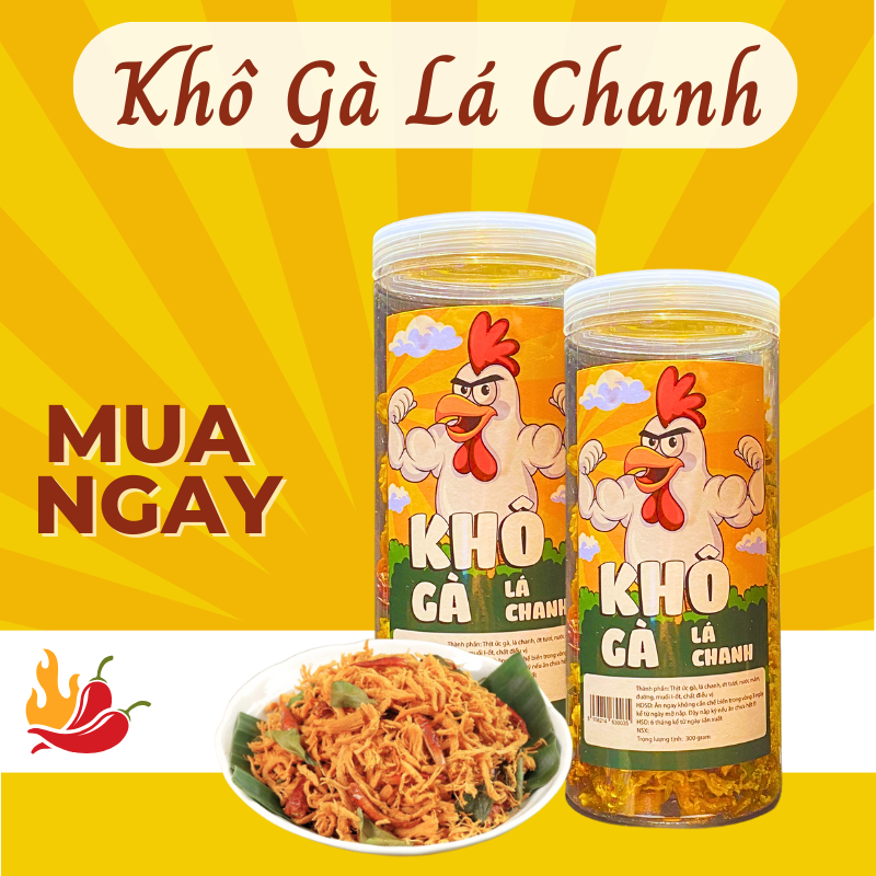Khô gà lá chanh