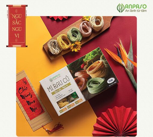 Mì rau củ ngũ sắc ngũ vị Anpaso