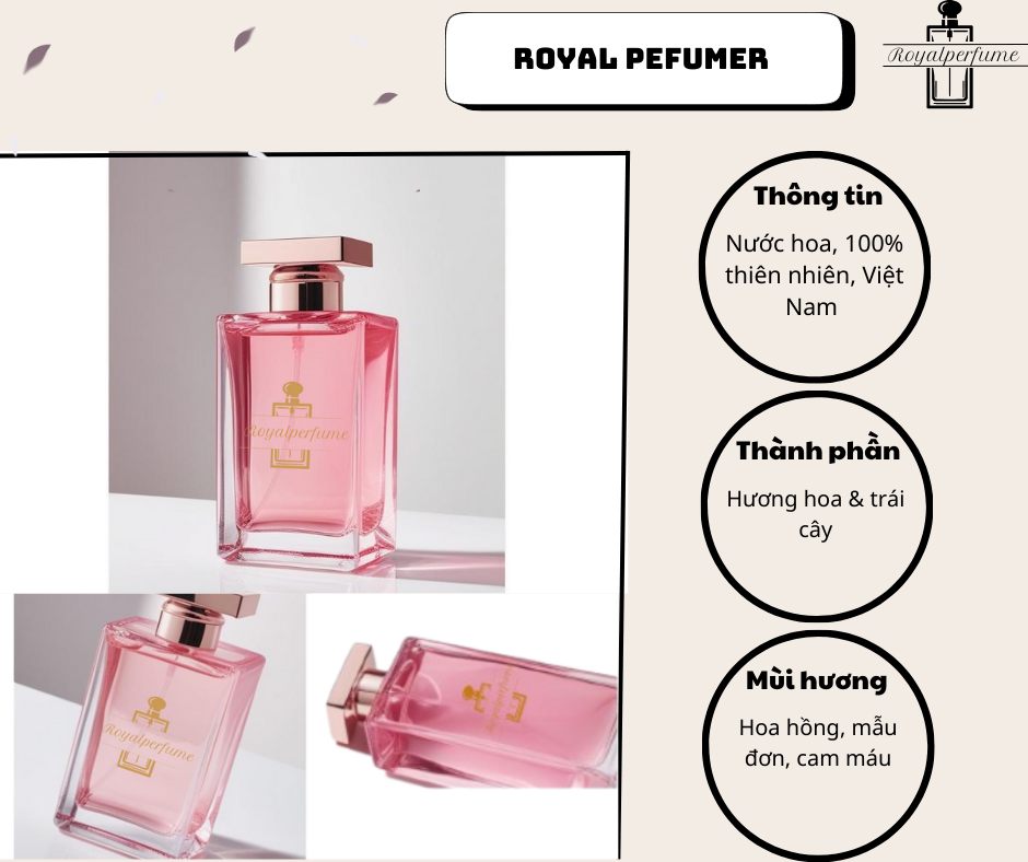 Nước hoa nữ Royalperfume mùi hương ngọt ngào, nữ tính